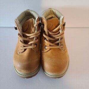 ''LUGZ BOYS' TAN DRIFTER CHUKKA BOOTS | LACE-UP ANKLE STYLE''- SIZE 6